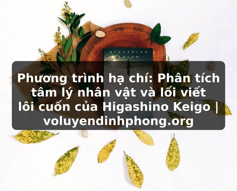 Phương trình hạ chí: Phân tích tâm lý nhân vật và lối viết lôi cuốn của Higashino Keigo | voluyendinhphong.org